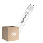 Multipack 8x Osram Tubo LED T8 (EM/Mains) Standard Output 5.4W 585lm - 830 Luz Cálida | 44cm - Reemplazo 15W