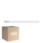 Multipack 10x Philips Master Tubo LED T8 (EM/Mains) Ultra Output 20W 3400lm - 830 Luz Cálida | 150cm - Reemplazo 58W