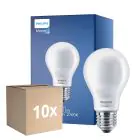Multipack 10x Philips Classic LED Bulbo E27 Pera Mate 4.5W 470lm - 827 Luz muy Cálida | Reemplazo 40W