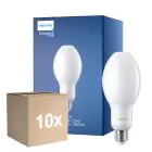 Multipack 10x Philips TrueForce Core LED E27 HPL/SON Mate 13W 2000lm 300D - 830 Luz Cálida | Reemplazo 50W