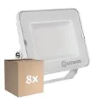 Multipack 8x Ledvance Proyector LED Compacto Blanco 50W 4500lm 100D - 830 Luz Cálida | IP65 - Simétrico 