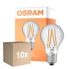 Multipack 10x Osram Led Star Classic LED E27 Pera Con Filamento Clara 4.9W 470lm - 827 Luz Muy Cálida | Sensor De Luz