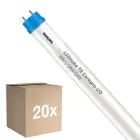 Multipack 20x Philips Tubo LED T8 CorePro (EM/Mains) High Output 8W 900lm - 840 Blanco Frio | 60cm - Reemplazo 18W