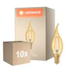 Multipack 10x Ledvance Vintage 1906 LED E14 Vela Oro 2.5W 220lm - 824 Luz muy Cálida | Reemplazo 22W