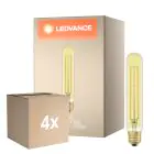 Multipack 4x Ledvance Vintage 1906 LED E27 Tubo Oro 4W 400lm - 820 Luz muy Cálida | Reemplazo 35W