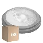 Multipack 6x Ledvance Superior Foco LED Reflector G53 AR111 11.7W 800lm 24D - 927 Luz muy Cálida | Mejor reproducción de color - Regulable - Reemplazo 75W