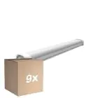 Multipack 9x Noxion Pantalla LED Estanca Ecowhite V3.0 20W 2600lm - 830-865 CCT | 60cm