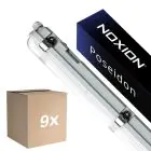 Multipack 9x Noxion Pantalla LED Estanca Poseidon V3.0 30W 3900/4200lm - 830-865 CCT | 120cm - Cableado De Paso (5x2.5mm2) - Sensor De Movimiento Y Luz