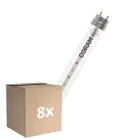 Multipack 8x Osram Tubo LED T8 Fluora (EM/Mains) Standard Output 18.3W 1450lm - 825 Luz Muy Cálida | 150cm - Reemplazo 58W