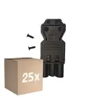 Multipack 25x Noxion GST - Compatible Conector - Macho - 3 pole
