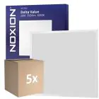 Multipack 5x Noxion Panel LED Delta Value V5 Backlit 28W 3920lm 830/840 CCT | 60x60cm - < 22 - Philips Driver