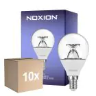 Multipack 10x Noxion LED E14 Esférica 5W 470lm - 922 - 927 Dim to Warm| Mejor Reproducción De Color - Regulable - Reemplazo 40W