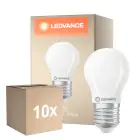 Multipack 10x Ledvance Classic LED E27 Pera Mate 3.4W 470lm - 827 Luz Muy Cálida | Regulable - Reemplazo 40W
