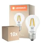 Multipack 10x Ledvance Classic LED E27 Pera Con Filamento Clara 3.4W 470lm - 827 Luz Muy Cálida | Reemplazo 40W