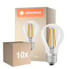 Multipack 10x Ledvance Classic LED E27 Pera Con Filamento Clara 5.9W 806lm - 827 Luz Muy Cálida | Reemplazo 60W