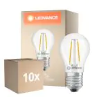 Multipack 10x Ledvance Classic LED E27 Pera Con Filamento Clara 1W 136lm - 827 Luz Muy Cálida | Reemplazo 15W