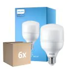 Multipack 6x Philips CorePro LED E27 Mate 20W 2050lm - 830 Luz Cálida | Reemplazo 120W