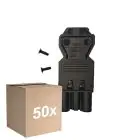 Multipack 50x Noxion GST - Compatible Conector - Macho - 3 pole