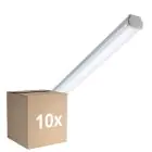 Multipack 10x Philips Pantalla LED Estanca Ledinaire WT060C 46W 5600lm - 840 Blanco Frio | 150cm - 1x Cableado De Paso