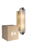 Multipack 6x Nordlux Nimal Luz De Pared Latón | Apta para 2x E14