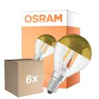 Multipack 6x Osram Classic LED E14 Esférica Con Filamento Clara 4W 380lm - 827 Luz Muy Cálida | Reemplazo 34W