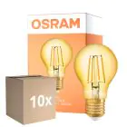 Multipack 10x Osram Vintage 1906 LED E27 Pera con Filamento Oro 6.5W 725lm - 824 Luz muy Cálida | Reemplazo 60W