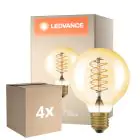 Multipack 4x Ledvance Vintage 1906 LED E27 Globe Oro 4.8W 420lm - 822 Luz muy Cálida | Regulable - Reemplazo 37W