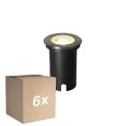Multipack 6x Nordlux Andor Foco Suelo Metal Esférica | Apta para 1x GU10