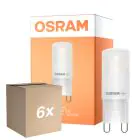 Multipack 6x Osram LED Pin G9 Clara 1.9W 180lm - 827 Luz muy Cálida 