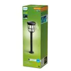 Philips Solar Radii Pedestal lamp Metal Negro 1.3W 250lm - 830 Luz Cálida | IP44 - Sensor De Luz