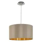 Eglo Colgante De Luz Maserlo Acero Níquel Satinado | Apta para E27
