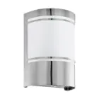 Eglo Luz De Pared Cerno 2 Acero Inoxidable | IP44 - Apta para 1x E27 - Sensor De Luz