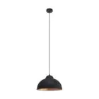 Eglo Colgante De Luz Truro 2 Acero Negro Cobre | IP20 - Apta para 1x E27 