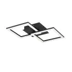 Eglo Luz de techo RGBic Acero Negro 19.6W 2100lm - 830 Luz Cálida + RGB | Regulable
