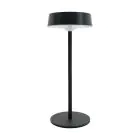 Eglo Lámpara De Mesa Simeri Solar Acero Negro 3W 250lm - 830-860 Ajustable Blanco | IP44 - Regulable al tacto - USB-C