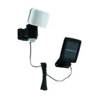 Eglo Luz De Pared Casabas Solar Negro 5W 470lm - 865 Luz De Día | IP44