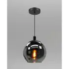 Eglo Colgante De Luz Ariscani Acero Negro | Apta para E27