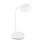 Eglo Lámpara De Mesa Cabales Blanco 4.6W 490lm - 830 Luz Cálida | IP20