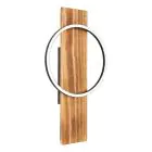 Eglo Luz De Pared Boyal Madera Negro, Oxidado 12W 1700lm - 830 Luz Cálida