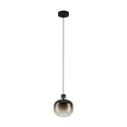 Eglo Colgante De Luz Oilella Acero Negro Oro | IP20 - Apta para 1x E27 