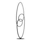 Eglo Lámpara de pie Gianella Acero Negro 38W 4400lm - 830 Luz Cálida