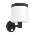 Eglo Luz De Pared Pantete Solar Negro 7W 790lm - 830 Luz Cálida | IP65 - Sensor De Movimiento
