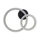 Eglo Luz de techo Calliera Acero Negro Oro 12W 1500lm - 840 Blanco Frio | IP20 - Regulable 