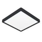 Eglo Luz de techo Iluminación de baño Fueva 6 Plástico Negro 13W 2100lm - 827-840-865 CCT