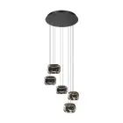 Eglo Colgante De Luz Hortunas Acero Negro 5.8W 690lm - 830 Luz Cálida | IP20 - Regulable 