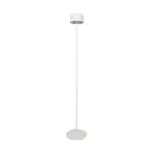 Eglo Lámpara de pie Roccanova-L Solar Acero Blanco 2W 270lm - 830 Luz Cálida | IP44 - Regulable al tacto - USB-C