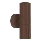 Eglo Luz De Pared Tomelloso Al Aire Libre Aluminium Oxidado Up & Down | Apta para 2x GU10