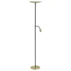 Eglo Lámpara de pie Conivarino Acero Brushed Latón, Negro 30.5W 3150lm - 827 Luz Muy Cálida | Regulable