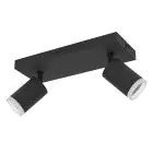 Eglo Connect.Z Smart Techo Foco Melitello-Z Acero Negro 7.4W 1100lm - 827-865 Ajustable Blanco + RGB | Regulable