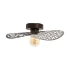 Eglo Luz de techo Swaby Acero Bronce | IP20 - Apta para 1x E27 